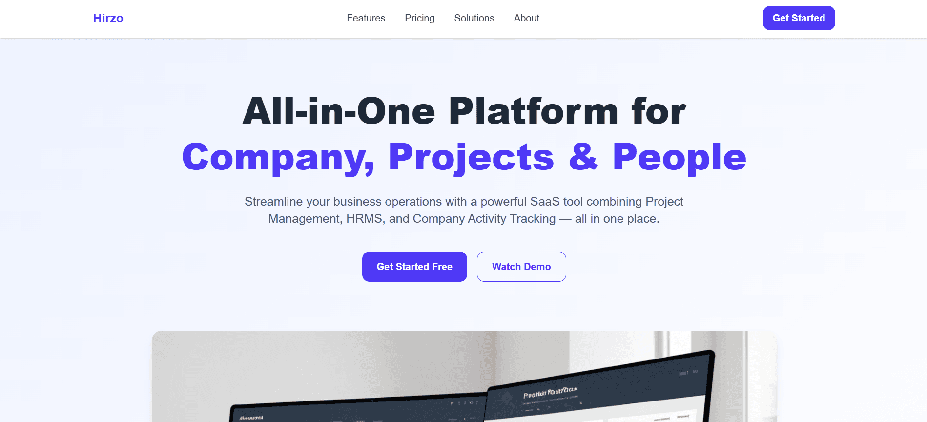 Company Management System — Hirzo